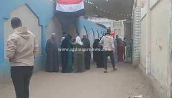 جانب من توافد المواطنين للإدلاء بأصواتهم في انتخابات مجلس النواب 