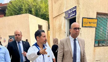 زيارة الدكتور محمد بدران مستشفى برج العرب