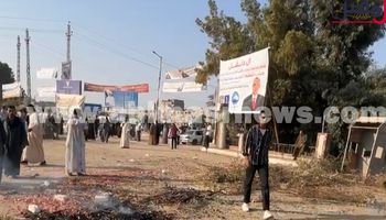 قطع طريق بقنا 