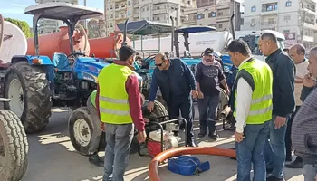 جانب من متابعة جاهزية معدات مدينة دسوق لمجابهة تداعيات التغيرات المناخية