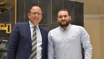 محرر أهل مصر مع رئيس جامعة العاصمة 