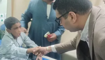 الصغير المصاب 