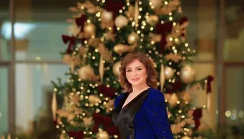 إلهام شاهين تحتفل برأس السنة 