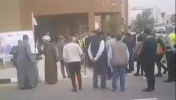 اثناء زيارة الوزير كامل الوزيري 