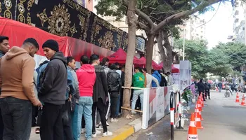 الناخبين أمام الاجان