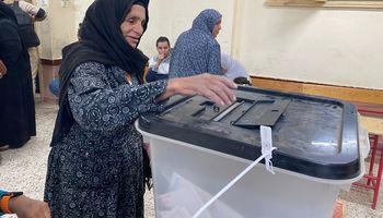 جانب من الانتخابات بالمنيا 