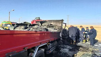 جانب من الحادث 