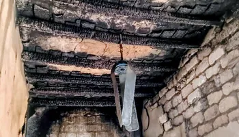 جانب من الحريق 