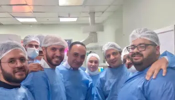 جانب من العملية الجراحية 