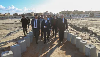 جانب من تفقد أعمال الإنشاء 