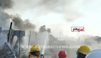 جانب من حريق السويس 