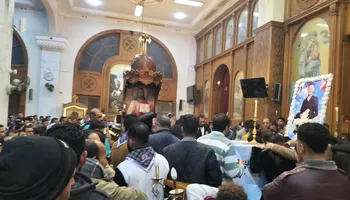 جنازة مينا جاد