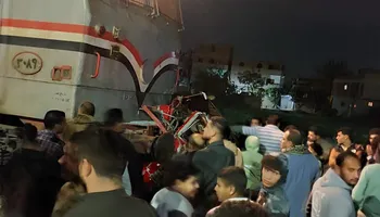 حادث قطار منوف بنها 