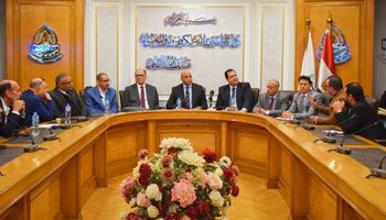 غرفة القاهرة التجارية اثناء الاجتماع