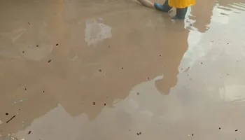 كسح مياه الأمطار بشوارع كفر الشيخ  