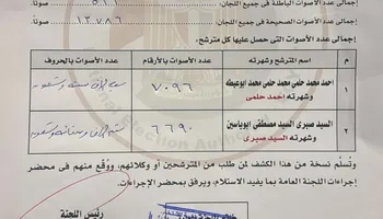 محضر الحصر العددي العاشر من رمضان 