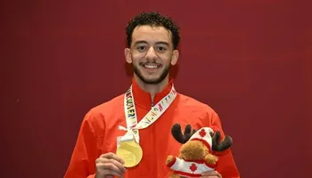 محمد السيد لاعب منتخب مصر للسلاح 