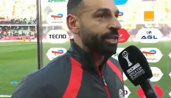 محمد صلاح بعد فوز مصر على جنوب إفريقيا 