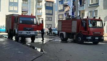  مصابين.. حريق بعقار سكني في حي الفيروز ببورسعيد