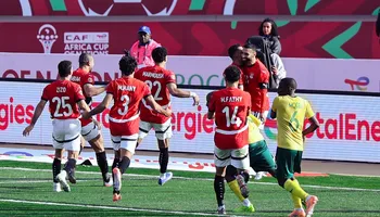 منتخب مصر يهزم جنوب إفريقيا 
