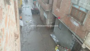 هطول أمطار غزيرة على كفر الشيخ 