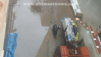 هطول أمطار غزيرة على كفر الشيخ 