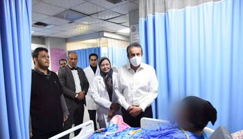 وزير الصحة بمستشفى الواسطى المركزى 