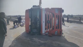 جانب من الحادث 