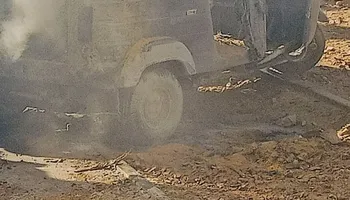 التوك توك المحترق