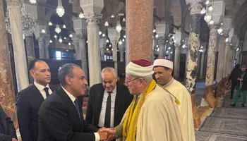 وزير الخارجية ومفتي تونس 