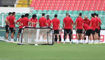 مران الأهلي الختامي استعدادًا لمواجهة يانج أفريكانز 