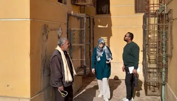 اثناء جولة لجنة مديرية اسكان قنا 