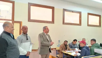 اثناء جولة وكيل تعليمية قنا 