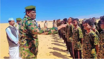 الاطفال في الحرب السودانية