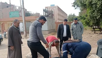 تغطية غرف الصرف الصحي بقنا