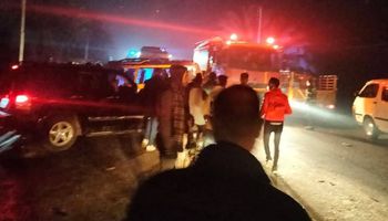 جانب من الحادث 