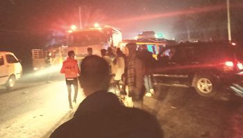 جانب من الحادث 