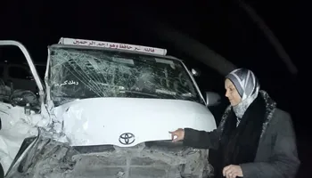 جانب من الحادث 