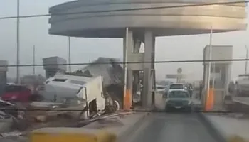 جانب من الحادث 