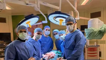 جانب من العملية الجراحية 