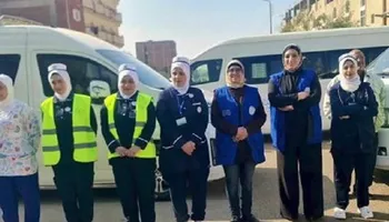 جانب من الفرق الطبية