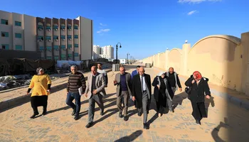 جانب من تفقد أعمال الإنشاءات 