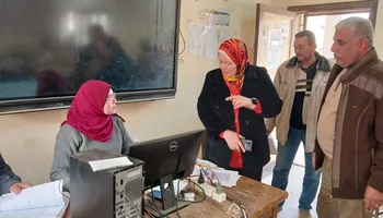 جانب من زيارة لجان النظام والمراقبة 