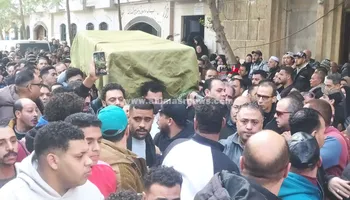 جنازة والده رضا البحراوي 