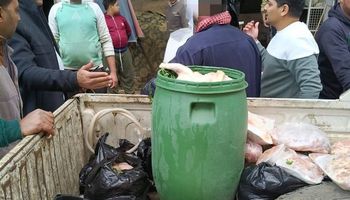 ضبط دواجن فاسدة 