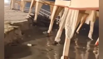 غرق أحد الشواطئ