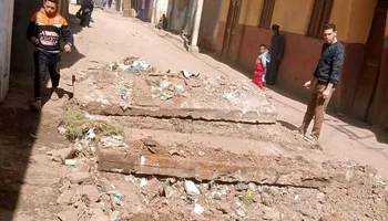 ردم حفرة بفرشوط