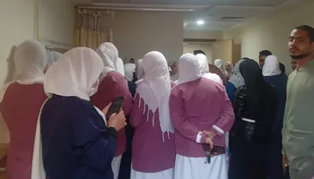 التعدي على ممرضه خلال عملها