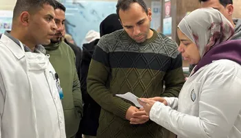 الدكتور علي رفعت مدير فرع الرعاية الصحية يتفقد جاهزية مستشفى فايد  