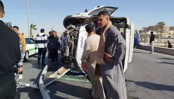 جانب من الحادث 